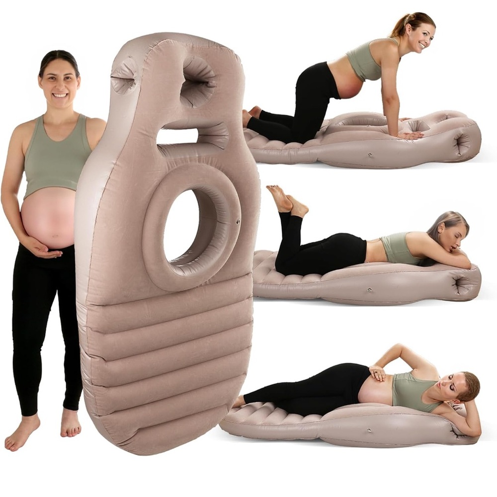 Comfortable Pregnancy Pillow in Tan
